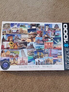 Eurographics 1,000 piece Puzzle "Globetrotter World"